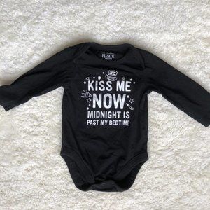 New Years Long Sleeve Onesie 3-6M